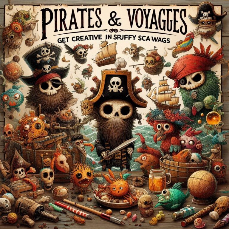 Bajak Laut dan Pelayaran Kreatif dalam Scruffy Scallywags