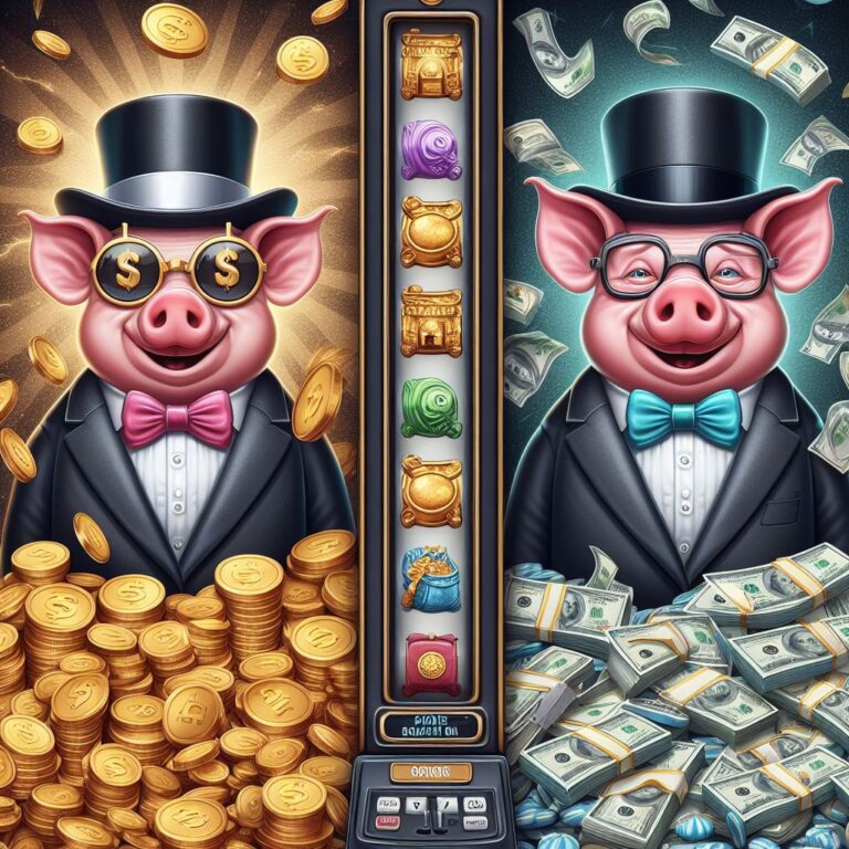 Perbandingan Slot Tema Kekayaan Cash Pig vs. Lainnya