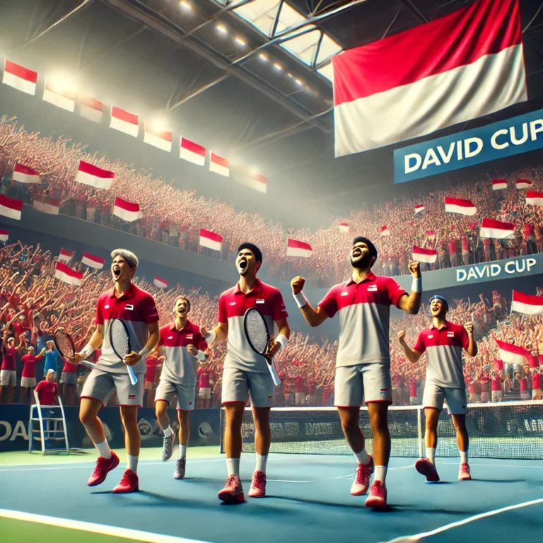 Tennis: Performa Gemilang Tim Indonesia di Piala David Mencuri